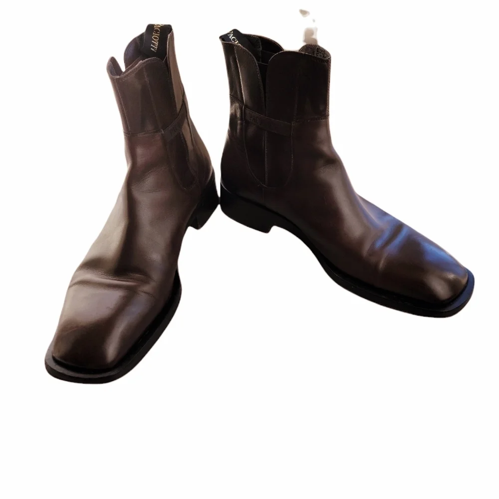 CESARE PACIOTTI‎ men's luxury leather pull-on ankle boot